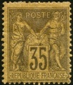RFCL93* - Philatélie 50 - Timbre Classique N°93 Neuf  Second choix copie