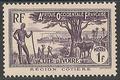COTI157 - Philatélie - Timbre de Côte d'Ivoire N° Yvert et Tellier 157 - Timbres de colonies françaises - Timbres de collection