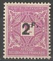 COTITAX17 - Philatélie - Timbre Taxe de Côte d'Ivoire N° Yvert et Tellier 17 - Timbres de colonies françaises - Timbres de collection