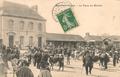 CPA28052015-2 - Beaumont-Hague - La Place du Marché - Philatélie - Carte postale ancienne de Beaumont Hague - Cartophilie - Cartes postales de collection