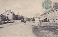 CPA50QUI2410179 - Philatelie - Carte postale ancienne L'Arrivée, les Villas de Quinéville-Plage - Cartes postales anciennes de collection