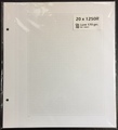 DAVO1250R-LX - Philatélie 50 - Recharges Feuilles blanches Luxe 170gr Davo