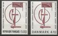 E.C.RF2551-DAN931 - Philatelie - Emission commune France Danemark 1988 - Timbres emission commune