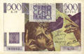 F34-1-SUP - Philatelie - billet de banque de France - 500 francs