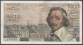 F42/9/SUP/36290 - Philatélie 50 - Billet 1000 francs RICHELIEU 2/12/1954 SUP