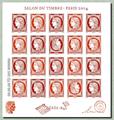 F4871 - Philatelie - bloc de timbres de France Cérès - salon Planète Timbre 2014