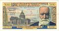 F52/02/48757, Philatélie 50, Billet de Banque de France 5 Victor Hugo 5 Nouveaux francs sur 500 Francs, 12/02/1959