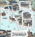 F5477 - Philatelie 50 - feuillet de timbres de France N° F5477 de 2021, Capitales Européennes Stockholm