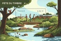 F5563 - Philatelie 50 - feuillet de timbres de France N° 5563 de 2022 - Escapade verte