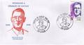 FDC De Gaulle - Philatélie 50 - timbre De Gaulle - timbres de collection - enveloppe premier jour