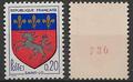 FR1510b - Philatélie - Timbre de France N° 1510b du catalogue Yvert et Tellier numéro rouge - Timbres de collection