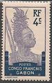 GAB35 - Philatelie - Timbre du Gabon N° Yvert et Tellier 35 - Timbres de colonies françaises - Timbres de collection