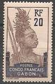 GAB38 - Philatelie - Timbre du Gabon N° Yvert et Tellier 37 - Timbres de colonies françaises - Timbres de collection