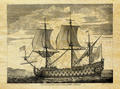 Gravure du Soleil Royal (2) - Philatélie - Reproduction de gravures navales anciennes