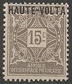 H-VTAX3 - Philatélie - Timbre taxe de Haute-Volta N° Yvert et Tellier 3 - Timbres de colonies françaises