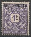 H-VTAX8 - Philatélie - Timbre taxe de Haute-Volta N° Yvert et Tellier 8 - Timbres de colonies françaises