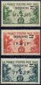 IND0296/298**, Philatélie 50, timbre d'Indochine, ancienne colonie Françaises