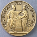 La sagesse - Philatélie 50 - Médaille La sagesse fixe la fortune