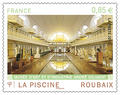 La Piscine de Roubaix - Philatélie 50 - timbre de France adhésif
