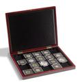 LE341012 - Philatélie - Coffret volterra pour 20 capsules quadrum noir - Pièces de monnaie de collection - Numismatique