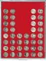 LI2154 - Philatélie 50 - médailler numismatique de marque LINDNER pour pièces de monnaies de collection