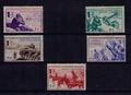LVF6-10 - Philatélie 50 - timbre de France LVF N° Yvert et Tellier 6 à 10 - timbres de France de collection