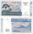 Madagascar - Pick 86 - Billet de collection de la Banque Centrale de la république malgache - Billetophilie