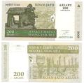 Madagascar - Pick 87 - Billet de collection de la Banque Centrale de la république malgache - Billetophilie