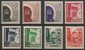 MAR277-284 - Philatélie - Timbres du Maroc N° Yvert et Tellier 277 à 284 - Timbres de colonies françaises avant indépendance - Timbres de collection