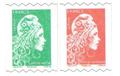 Marianne Roulette - Philatelie - timbres de France adhésifs Marianne 2018 roulette - Marianne l'Engagée