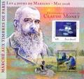 MARIGNY38, Philatélie 50, paire de blocs Marigny 2026, centenaire de la mort de Claude Monet, Marché aux timbres de Paris, Les 4 jours de Marigny, Mai 2026