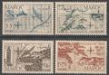 MARPA75-78 - Philatélie - Timbres du Maroc Poste Aérienne N° Yvert et Tellier 75 à 78 - Timbres de colonies françaises avant indépendance - Timbres de collection