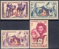MAU119/122, Philatélie 50, série de timbres de Mauritanie N°119/122, Secours Nationale