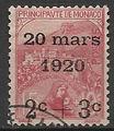 MON34obli - Philatélie - Timbre de Monaco N° Yvert et Tellier 34 oblitéré- Timbres de collection