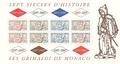 MONBF75 - Philatélie - Bloc feuillet de Monaco N° Yvert et Tellier 75 - Timbres de Monaco - Timbres de collection