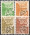MONPREOS46-49 - Philatélie - Timbres préoblitérés de Monaco N° Yvert et Tellier 46 à 49 - Timbres de Monaco - Timbres de collection