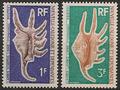 NCAL379-380 - Philatelie - Timbres de Nouvelle-Calédonie N° Yvert et Tellier 379 à 380 - Timbres de collection