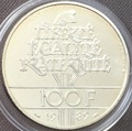 NE-100F-1989-Droits de l’homme-FDC - Philatélie 50 - 100 Francs 1989 Droits de l’homme FDC du coffret fleurs de coins