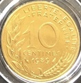NE-10Cts-1989-Marianne-FDC - Philatélie 50 - 10 Centimes 1989 Marianne FDC du coffret fleurs de coins