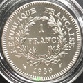 NE-1F-1989-États Généraux-FDC- Philatélie 50 - 1 Franc 1989 Semeuse FDC du coffret fleurs de coins