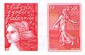 P3619/P36 -Philatélie 50 - timbres de France - timbres de collection Yvert et Tellier - Centenaire de la semeuse de Roty - 2003