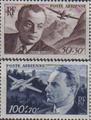 PA21-22 - Philatélie 50 - timbre de France Poste Aérienne N° Yvert et Tellier 21 et 22