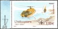 PA70a - Philatélie 50 - Timbre de France Poste Aérienne N°70a émis en 2007 avec une marge illustrée - Centenaire de l'hélicoptère