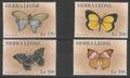 PAPSL2265-2268 - Philatélie - Timbres de Sierra Leone sur les papillons N°YT 2265 à 2268 - Timbres sur les papillons - Timbres animaux