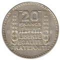 pièce de monnaie française de 20 francs Philatélie 50 pièce de collection en argent 1929