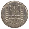 pièce de monnaie française de 20 francs Philatélie 50 pièce de collection en argent 1933