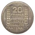 pièce de monnaie française de 20 francs Philatélie 50 pièce de collection en argent 1934