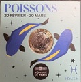 poissons2026, Philatélie 50, Pièce 5€ Collection Astro 2025, Monnaie de Paris