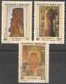 POLY195-197 - Philatélie - Timbres de Polynésie N° Yvert et Tellier 195 à 197 - Timbres de collection