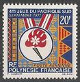 POLYPA45 - Philatélie - Timbre Poste Aérienne de Polynésie française N° Yvert et Tellier 45 - Timbres de collection